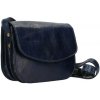 Mondo Italia Kožená kabelka na rameno MI896 tmavomodrá Made in Italy Modrá Mondo Italia Kožená kabelka na rameno MI896 tmavomodrá Made in Italy Modrá