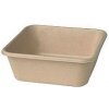 Miska DUNI BAGASSE 155x155x53 hnedá