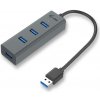 i-tec USB 3.0 Metal pasivní 4 portový HUB PR1-U3HUBMETAL403
