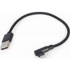 Gembird CC-USB2-AMLML-0.2M ligtning / USB 2.0, 0,2m, černý Gembird CC-USB2-AMLML-0.2M ligtning / USB 2.0, 0,2m, černý