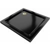 MEXEN/S - Flat Sprchová vanička štvorcová slim 100 x 100, čierna + zlatý sifón 40701010G MEXEN/S - Flat Sprchová vanička štvorcová slim 100 x 100, čierna + zlatý sifón 40701010G