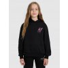 4F detská mikina bavlna čierna veľkosť 158 4F detská mikina bavlna čierna veľkosť 158