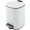 Nimco Koše Odpadkový kôš 5 l, matná biela KOS 9005-05 Nimco Koše Odpadkový kôš 5 l, matná biela KOS 9005-05