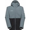 bunda MAMMUT Linard light HS Hooded black/strata XL bunda MAMMUT Linard light HS Hooded black/strata XL