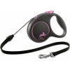 Vodítko Flexi Black Design lanko M ružové 5m Vodítko Flexi Black Design lanko M ružové 5m