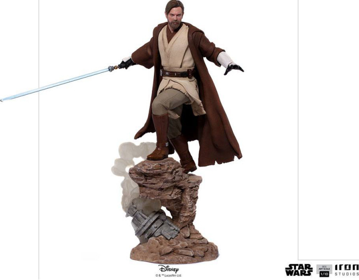 Iron Studios Star Wars Deluxe BDS Art Scale socha 1/10 Obi-Wan Kenobi 28 cm