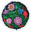 Vymalujsisam.sk Maľovanie podľa čísiel - Mandala s kvetmi Veľkosť: 50x50cm, Rám: Okrúhla kartónová doska Vymalujsisam.sk Maľovanie podľa čísiel - Mandala s kvetmi Veľkosť: 50x50cm, Rám: Okrúhla kartónová doska