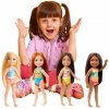 BARBIE Bábika Barbie CHELSEA Beach 13cm pre deti
