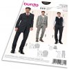 Strih Burda 6871 - Pánsky oblek - sako, vesta, nohavice s pukmi Strih Burda 6871 - Pánsky oblek - sako, vesta, nohavice s pukmi