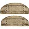Najkoberce Nášľap na schody Terra Aztec 04 línie, béžový / grafitový 67x24 cm + 3 cm záhyb Najkoberce Nášľap na schody Terra Aztec 04 línie, béžový / grafitový 67x24 cm + 3 cm záhyb