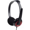 Gembird Stereo headset s mikrofónom, 2 x 3.5 mm miniJack, čierny MHS-002 Gembird Stereo headset s mikrofónom, 2 x 3.5 mm miniJack, čierny MHS-002