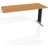 Pracovný stôl Flex, 140x75,5x60 cm, jelša/kov Pracovný stôl Flex, 140x75,5x60 cm, jelša/kov