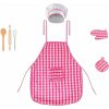 Kruzzel 23445 Detská sada kuchynská zástera, čiapky a rukavice Kruzzel 23445 Detská sada kuchynská zástera, čiapky a rukavice