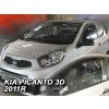 Deflektory na Kia Picanto II, 3-dverová, r.v.: 2011 - 2017 Deflektory na Kia Picanto II, 3-dverová, r.v.: 2011 - 2017