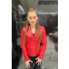Max Original Leather Dámska kožená bunda ASKJA red