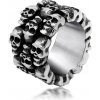 MSPERK Biker masívny pánsky prsteň z chirurgickej ocele Veľkosť prsteňa: 62 MSPERK Biker masívny pánsky prsteň z chirurgickej ocele Veľkosť prsteňa: 62
