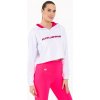 Crussis Crop mikina dámská krátká WHITE PINK XS Crussis Crop mikina dámská krátká WHITE PINK XS