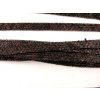 Leonský prámik - čierna, ružová - šírka 0,9 cm Leonský prámik - čierna, ružová - šírka 0,9 cm