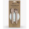 Petite&mars Take&Match Silicone Cutlery príbor Desert Sand 2 ks Petite&mars Take&Match Silicone Cutlery príbor Desert Sand 2 ks