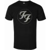 Tričko metal ROCK OFF Foo Fighters Distressed Logo Čierna Tričko metal ROCK OFF Foo Fighters Distressed Logo Čierna