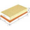 Vzduchový filter BOSCH 1 457 433 263 Vzduchový filter BOSCH 1 457 433 263