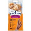 CLUB 4 PAWS Premium CLUB 4 PAWS Premium. Mäsová tyčinka: kačacie a hovädzie mäso. Doplnkové krmivo. 3 x 5 g (4651) CLUB 4 PAWS Premium CLUB 4 PAWS Premium. Mäsová tyčinka: kačacie a hovädzie mäso. Doplnkové krmivo. 3 x 5 g (4651)