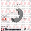 Brzdový bubon OTTO ZIMMERMANN 230.1913.20 Brzdový bubon OTTO ZIMMERMANN 230.1913.20