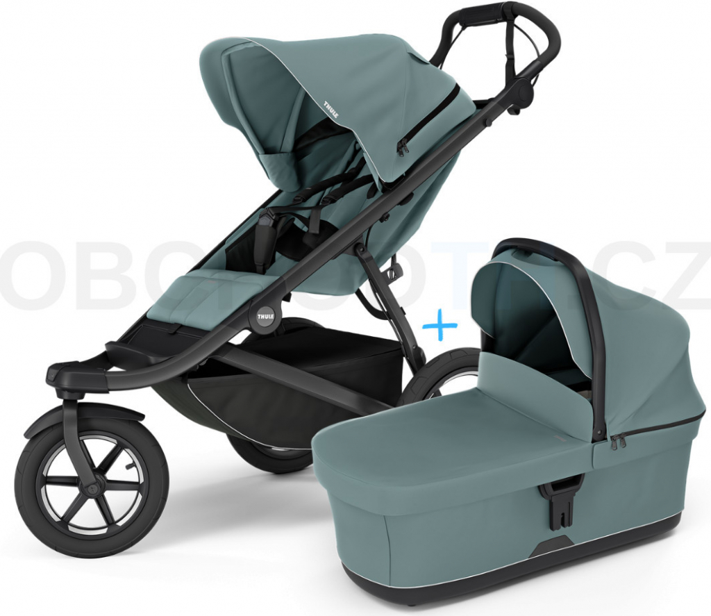 Thule Urban Glide 3 Mid blue 2024 + vanička Mid blue