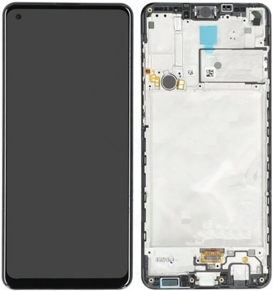 LCD Displej + Dotykové sklo + Rám Samsung Galaxy A21s A217