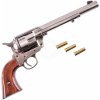 Deepeka Colt Revolver .45, US kavalerie 1873, leštěný nikl & dřevo, nefunkční replika Deepeka Colt Revolver .45, US kavalerie 1873, leštěný nikl & dřevo, nefunkční replika
