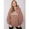 Sweatshirt-EM-BL-651/1.21X-brown tmavočervená S ex moda 2016103046461 Sweatshirt-EM-BL-651/1.21X-brown tmavočervená S ex moda 2016103046461