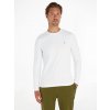 Tommy Hilfiger tričko s dlhým rukávom biele