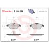 Sada brzdových platničiek kotúčovej brzdy BREMBO P 50 068 Sada brzdových platničiek kotúčovej brzdy BREMBO P 50 068