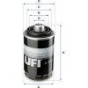 Olejový filter UFI 23.493.00 Olejový filter UFI 23.493.00