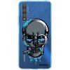 Púzdro Picasee silikónové Huawei Nova 5T - EARTH - Lebka 3.0 čiré