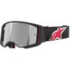 Okuliare ALPINESTARS Supertech Corp (čierna/červená, zrkadlové strieborné plexi) Okuliare ALPINESTARS Supertech Corp (čierna/červená, zrkadlové strieborné plexi)