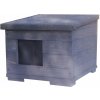 Búdka pre mačku Gumiś šedá obdĺžniková 54 cm x 48 cm Búdka pre mačku Gumiś šedá obdĺžniková 54 cm x 48 cm