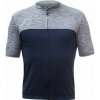 SENSOR CYKLO MOTION pánsky dres kr.rukáv celozips deep blue/sivá Veľkosť: L SENSOR CYKLO MOTION pánsky dres kr.rukáv celozips deep blue/sivá Veľkosť: L