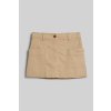 SUKŇA GANT MINI CHINO SKIRT DARK KHAKI SUKŇA GANT MINI CHINO SKIRT DARK KHAKI