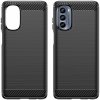 Púzdro MG Carbon Motorola Moto G62 5G, čierne
