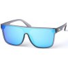 Pitcha Mirrda - Matte Grey Transparent/Ice Blue Mirror/Polarized one size Pitcha Mirrda - Matte Grey Transparent/Ice Blue Mirror/Polarized one size