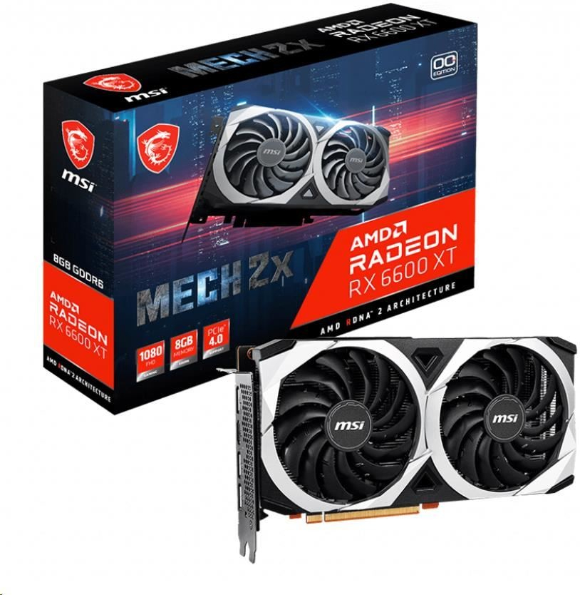 MSI Radeon RX 6600 XT MECH 2X 8G OC