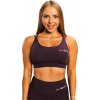 Dámska podprsenka GymBeam BEAT Sports Bra Berrywood XXL Dámska podprsenka GymBeam BEAT Sports Bra Berrywood XXL