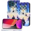 Peňaženkové 3D puzdro PAINTED na iPhone 13 Pro Max - Sunrise Wolf Peňaženkové 3D puzdro PAINTED na iPhone 13 Pro Max - Sunrise Wolf