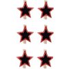 Drevené štipce s tabuľkou 50mm - hviezdičky - 6ks Drevené štipce s tabuľkou 50mm - hviezdičky - 6ks