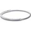 PANDORA pevný náramok Signature I-D Pavé 592313C01 PANDORA pevný náramok Signature I-D Pavé 592313C01