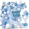 BALÓNOVÁ GIRLANDA MODRÁ 130ks NA OSLAVU NARODENINY KRST SVADBA BALÓNOVÁ GIRLANDA MODRÁ 130ks NA OSLAVU NARODENINY KRST SVADBA
