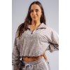 Half-zip mikina s leopardím vzorom PRIMAL 866 Cream leopard - CREAM LEOPARD - XS Half-zip mikina s leopardím vzorom PRIMAL 866 Cream leopard - CREAM LEOPARD - XS