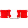 Kink - Furry Lined Wrist Restraints Red Adjustable 17-31 cm X 7 cm Kink - Furry Lined Wrist Restraints Red Adjustable 17-31 cm X 7 cm