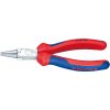 Kliešte s kruhovými čeľusťami chromované s multi-komponentnými rukoväťami 140mm KNIPEX 13374 Kliešte s kruhovými čeľusťami chromované s multi-komponentnými rukoväťami 140mm KNIPEX 13374